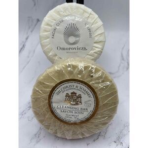 Vtg Omorovicza Lot of 2 Facial Bar & Gilchrist Soaked England Travel‎ Soaps NWT